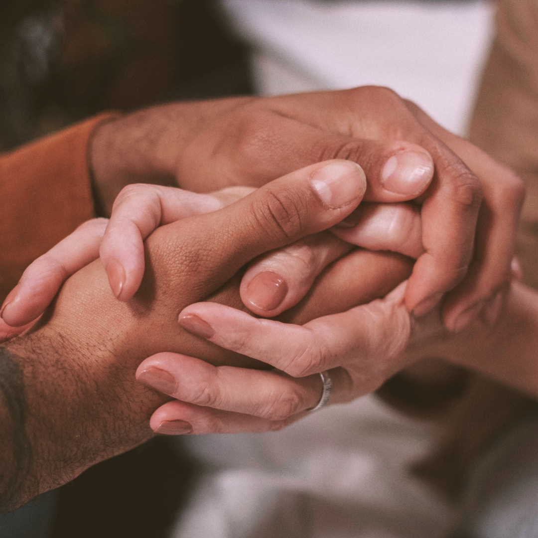 Young hands holding old hands