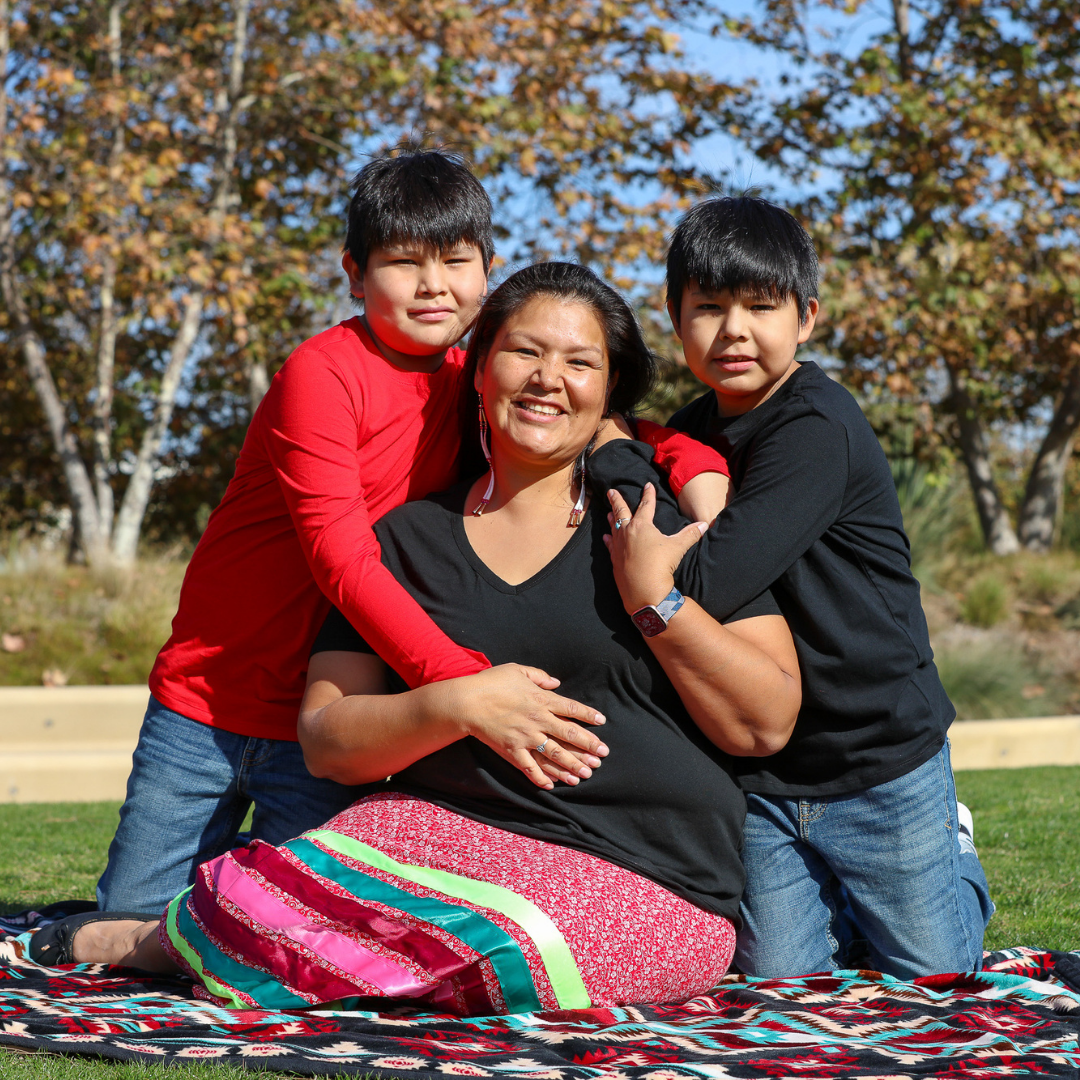 Outdoor Portrait of a Family