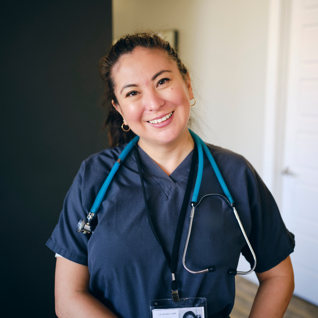 Healthcare worker in an office